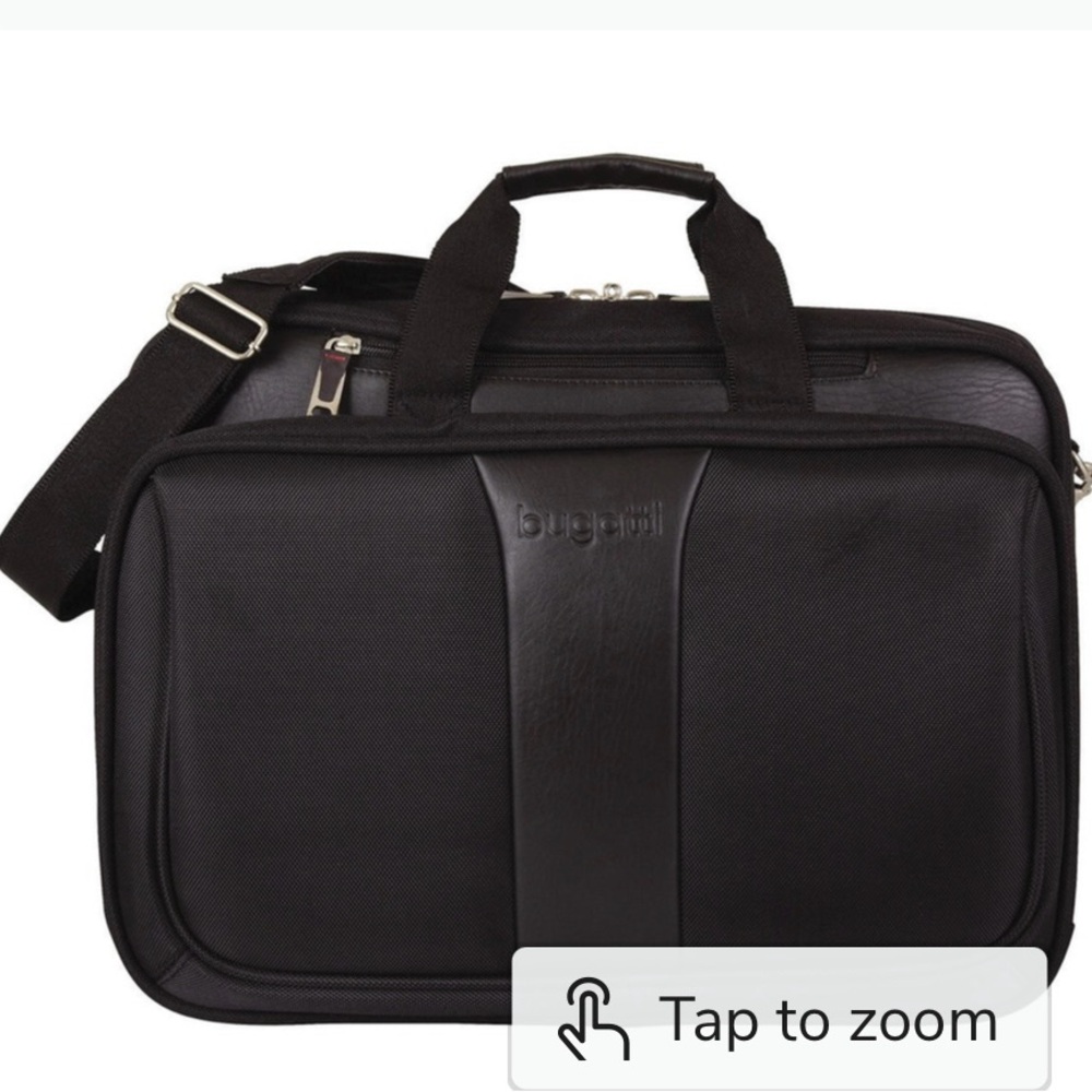 Bugatti Black Briefcase